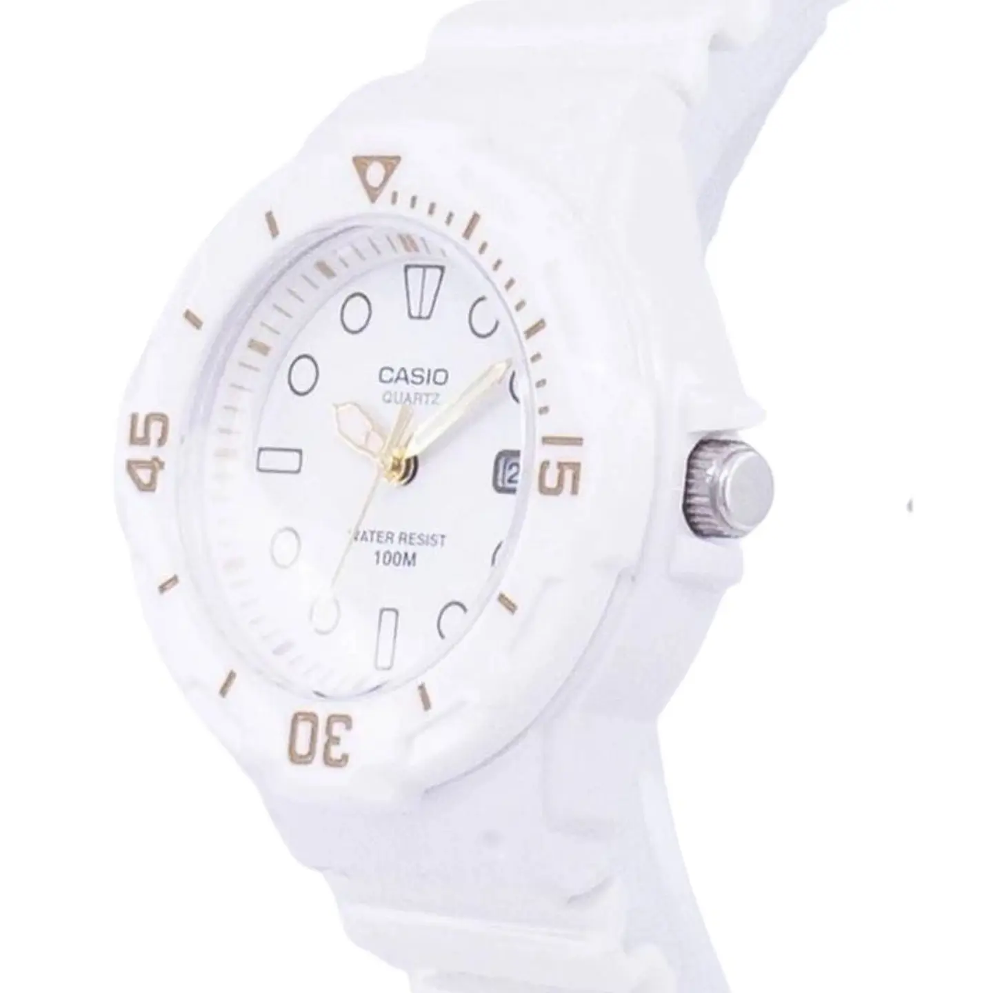 Reloj Analogo Casio LRW_200H_7E2V Para Mujer en Resina Color Blanco 3
