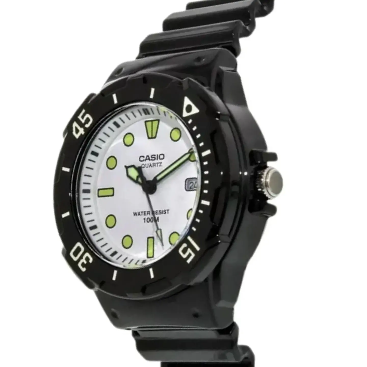 Reloj Analogo Casio LRW_200H_7E1V Para Mujer en Resina Color Negro 4
