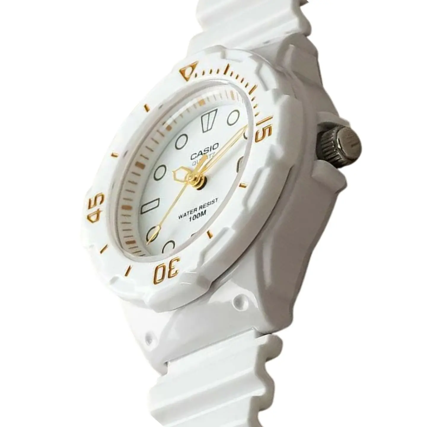 Reloj Analogo Casio LRW_200H_7E2V Para Mujer en Resina Color Blanco 4