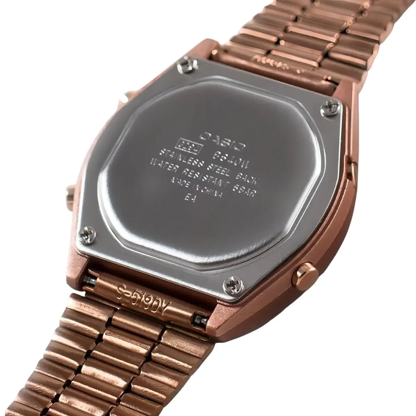 Reloj Digital Casio B640WC_5A Para Mujer en Acero Color Rosado 3