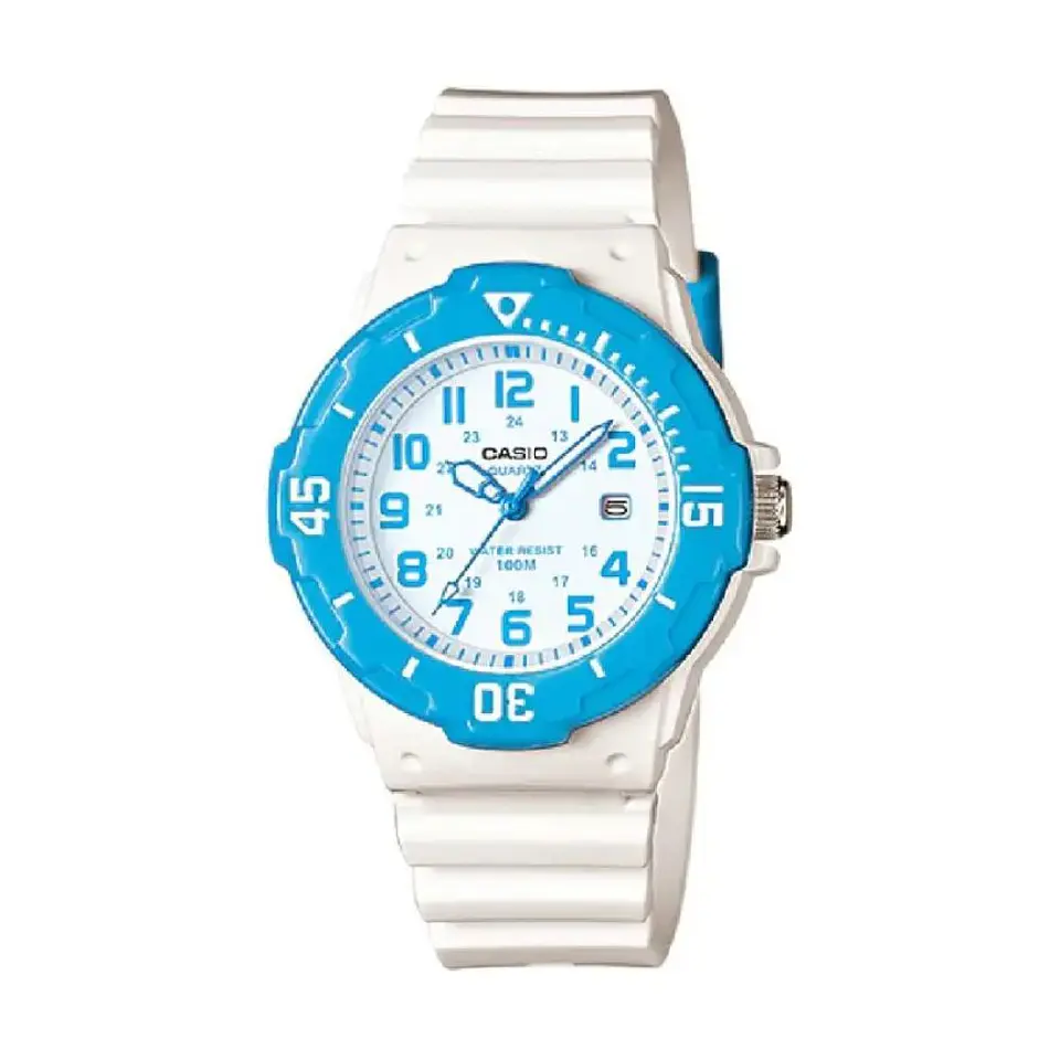 Reloj Analogo Casio LRW_200H_2BV Unisex en Resina Color Blanco 1