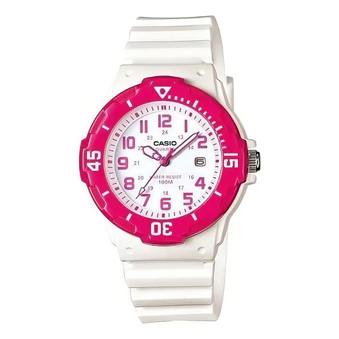 Reloj Analogo Casio LRW_200H_4BV Para Mujer en Resina Color Rosado