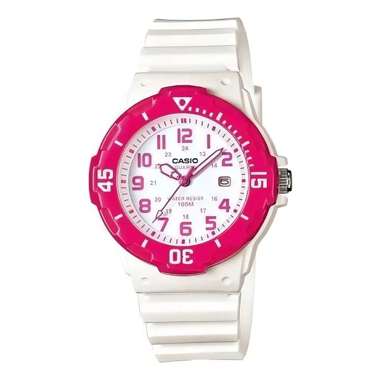 Reloj Analogo Casio LRW_200H_4BV Para Mujer en Resina Color Rosado 1