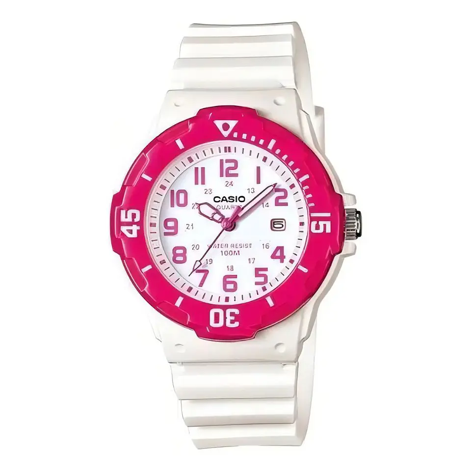 Reloj Analogo Casio LRW_200H_4BV Para Mujer en Resina Color Rosado 1