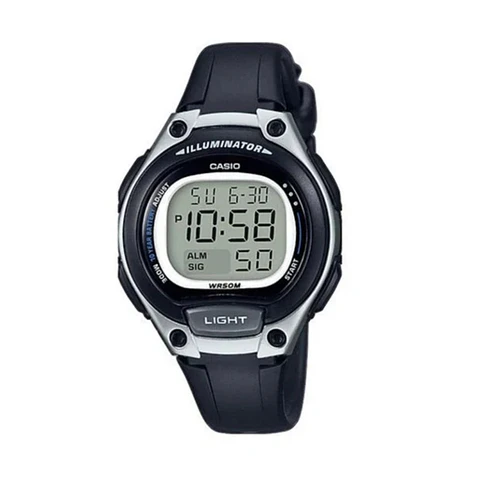 Reloj Digital Casio LW_203_1AV Para Hombre en Acero Color Negro