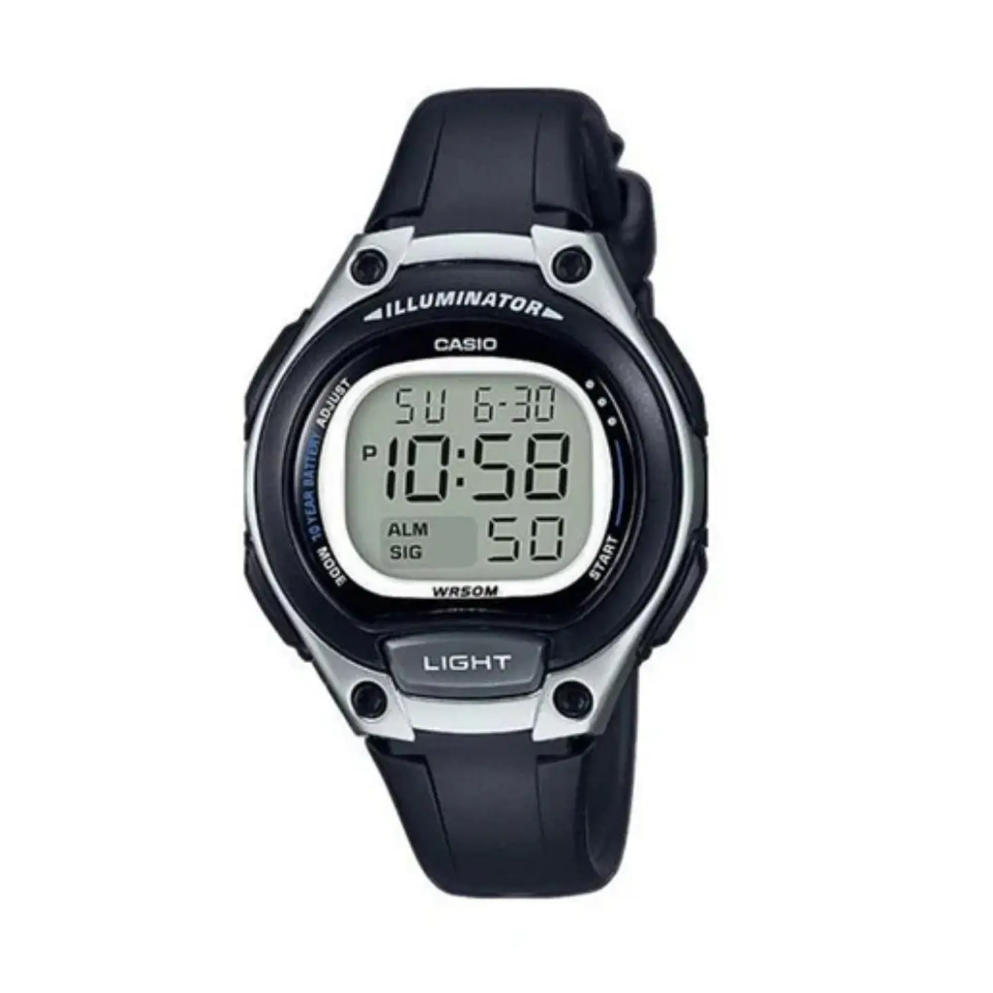 Reloj Digital Casio LW_203_1AV Para Hombre en Acero Color Negro 1