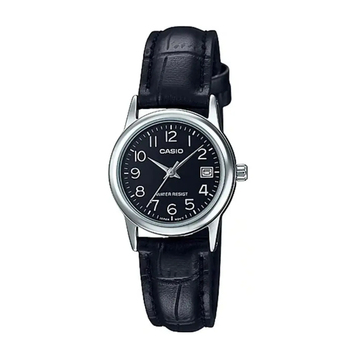 Reloj Analogo Casio LTP_V002L_1B Para Mujer en Acero Color Negro 1