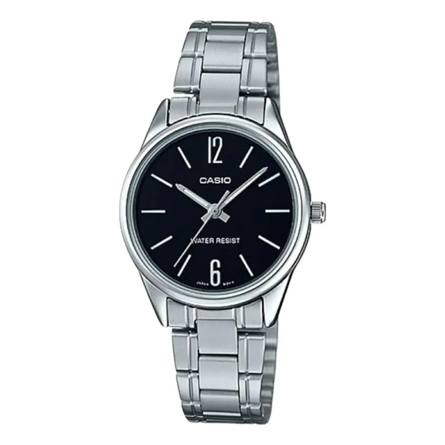 Reloj Analogo Casio LTP_V005D_1B Para Mujer en Acero Color Plateado 1