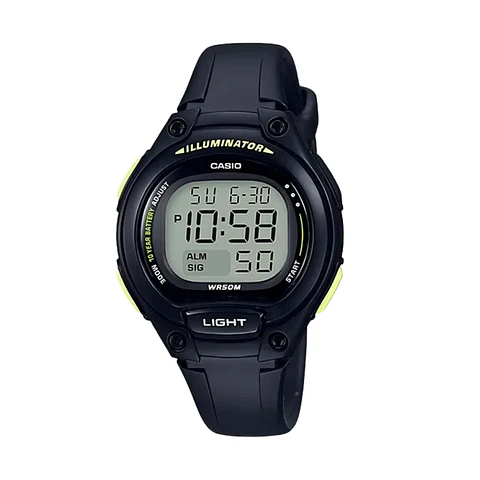 Reloj Digital Casio LW_203_1BV Unisex en Resina Color Negro