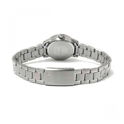 Reloj Analogo Casio LTP_V002D_2B Para Mujer en Acero Color Plateado