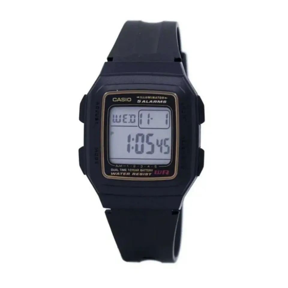 Reloj Digital Casio LTPV002L-2B3UDF Para Hombre en Resina Color Negro 1