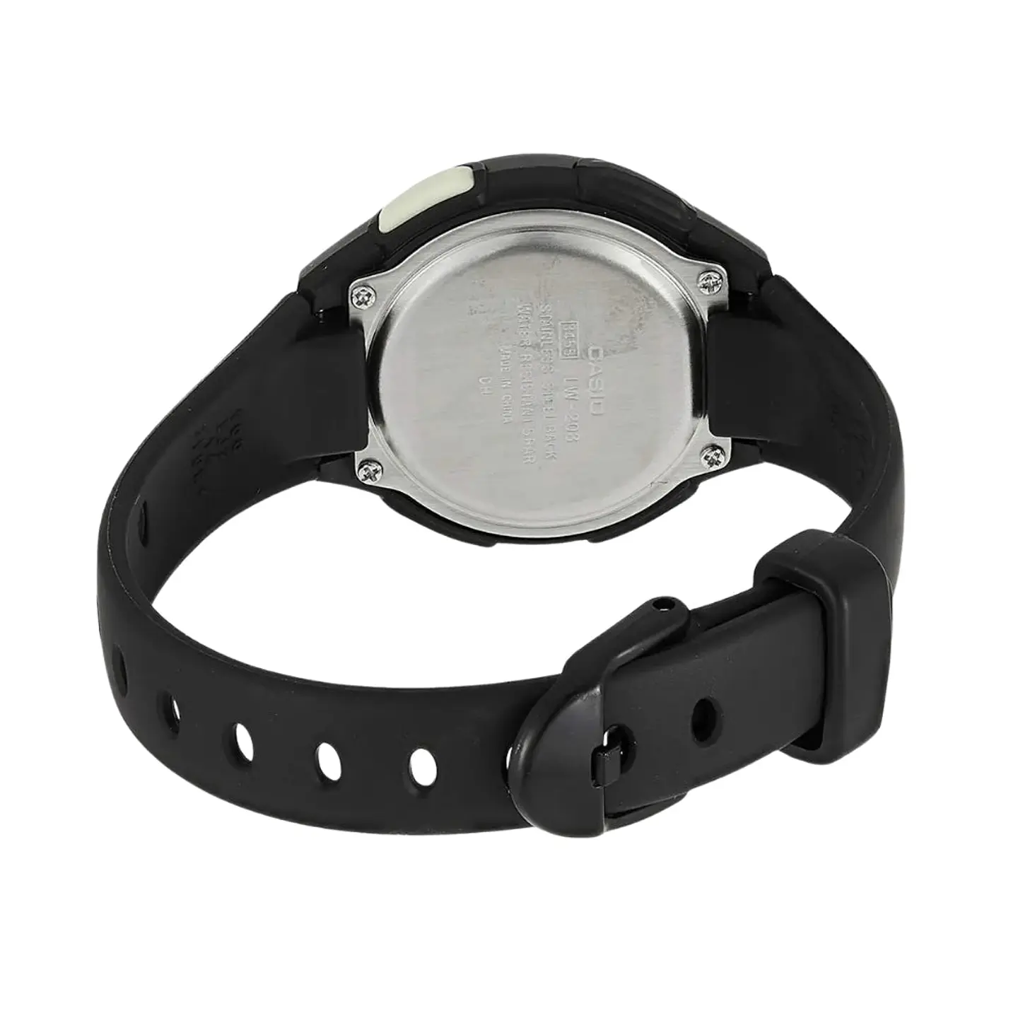 Reloj Digital Casio LW_203_1AV Para Hombre en Acero Color Negro 2