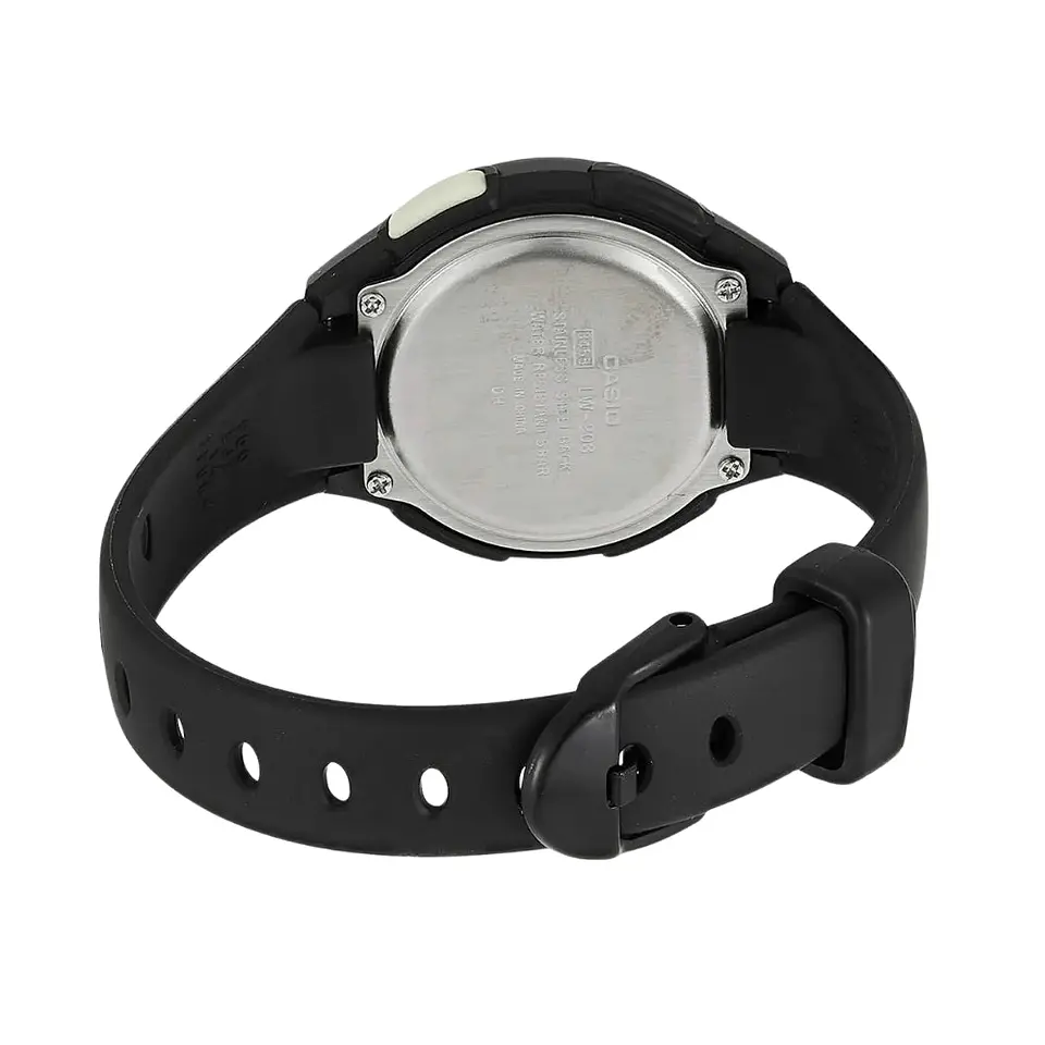 Reloj Digital Casio LW_203_1AV Para Hombre en Acero Color Negro 2
