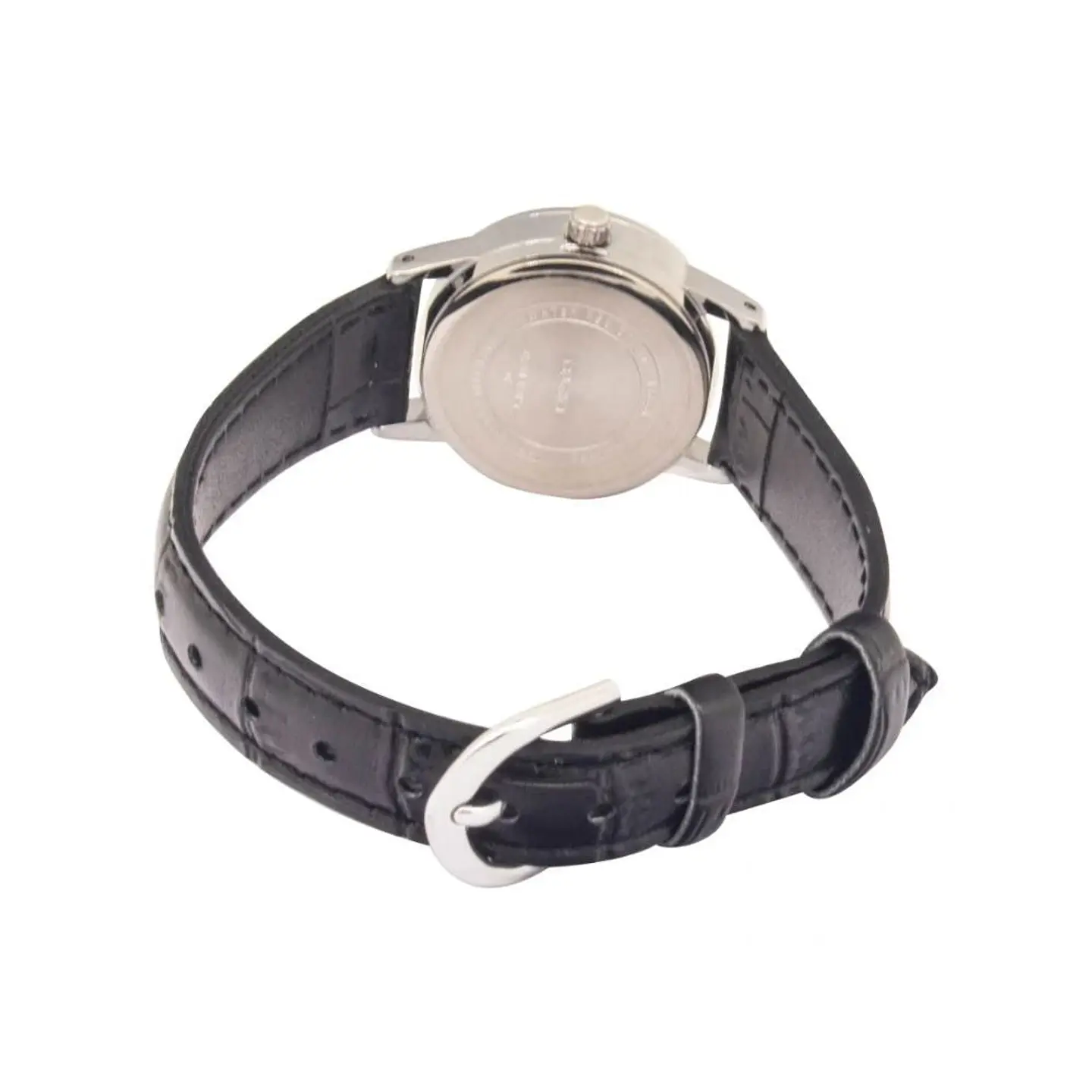 Reloj Analogo Casio LTP_V002L_1B Para Mujer en Acero Color Negro 2