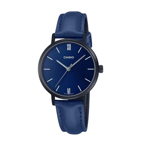 Reloj Analogo Casio LTPVT02BL-2AUDF Para Mujer en Acero Color Azul