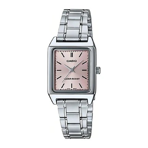 Reloj Analogo Casio LTP-V007D-2EUDF Para Mujer en Acero Color Plateado