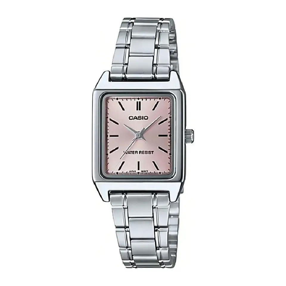 Reloj Analogo Casio LTP-V007D-2EUDF Para Mujer en Acero Color Plateado 1