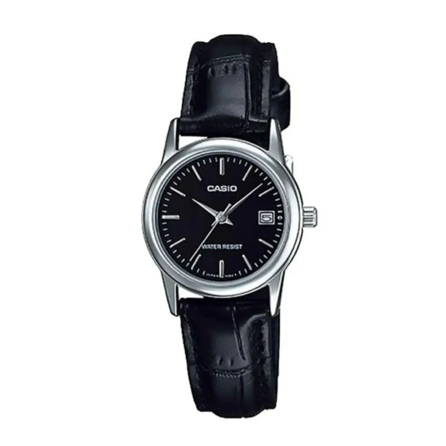 Reloj Analogo Casio LTP_V002L_1A Para Mujer en Acero Color Negro 1