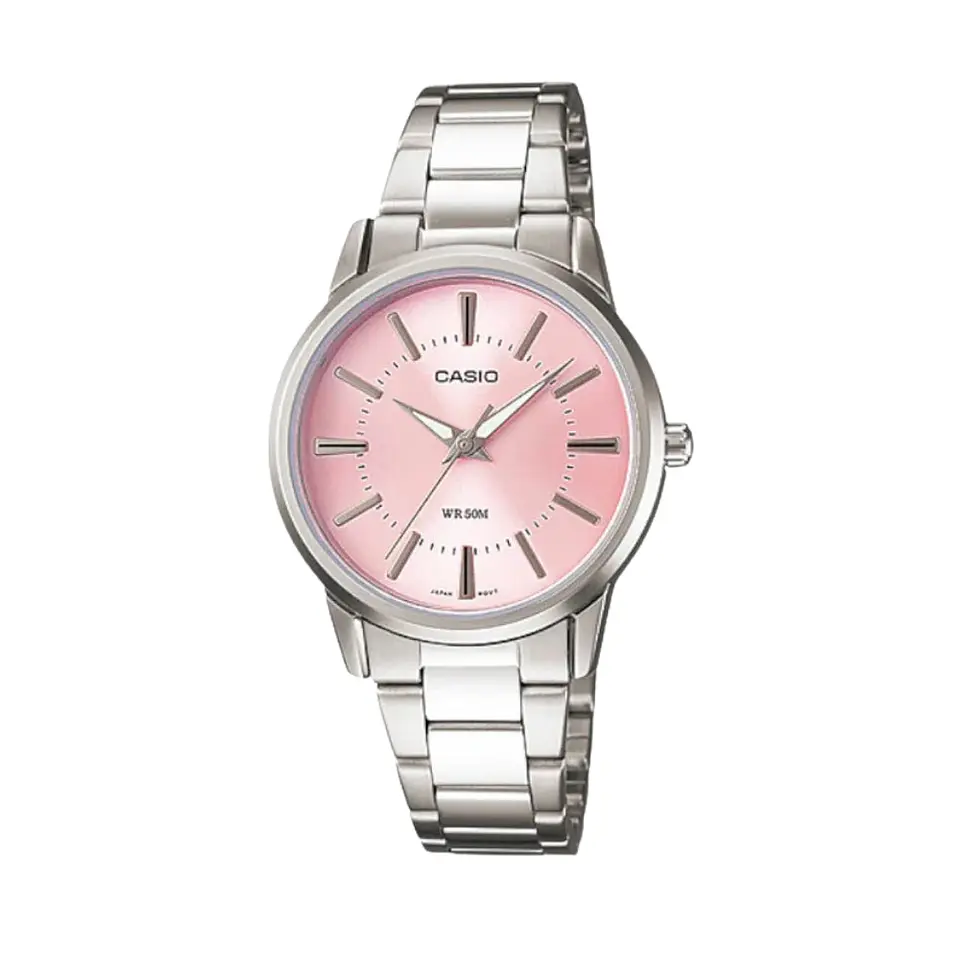 Reloj Analogo Casio LTP-1303D-4AVDF Para Mujer en Acero Color Plateado 1