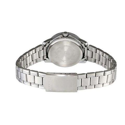 Reloj Analogo Casio LTP_V005D_1A Para Mujer en Acero Color Plateado