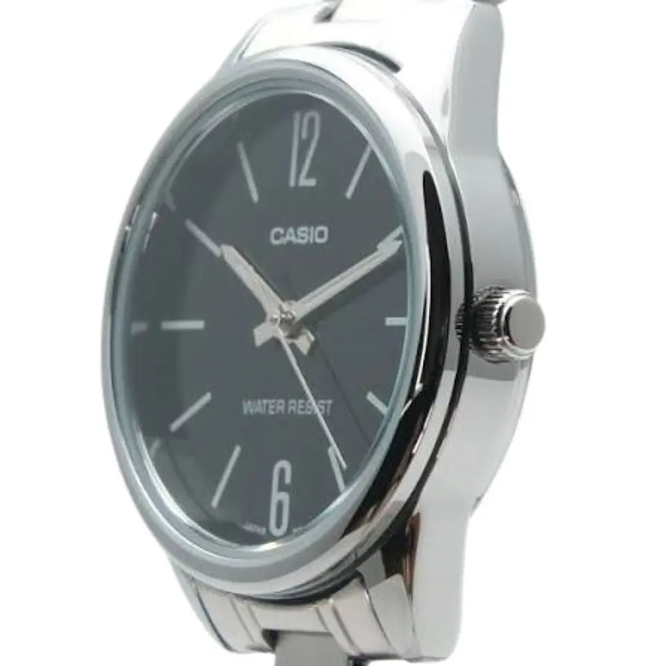 Reloj Analogo Casio LTP_V005D_1B Para Mujer en Acero Color Plateado 4