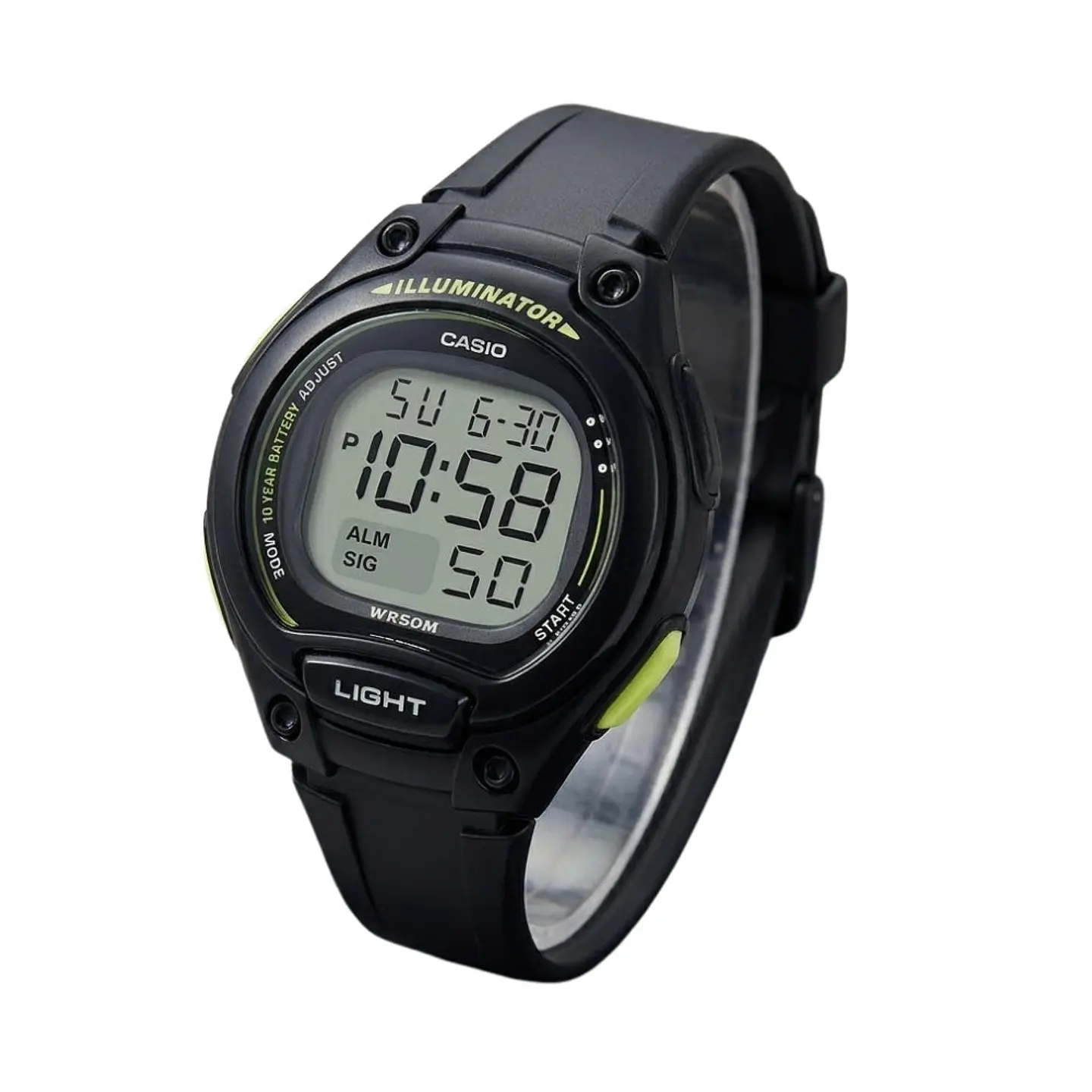 Reloj Digital Casio LW_203_1BV Unisex en Resina Color Negro 4