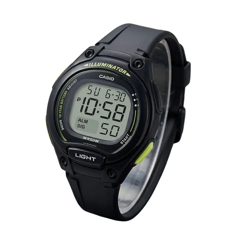 Reloj Digital Casio LW_203_1BV Unisex en Resina Color Negro 4