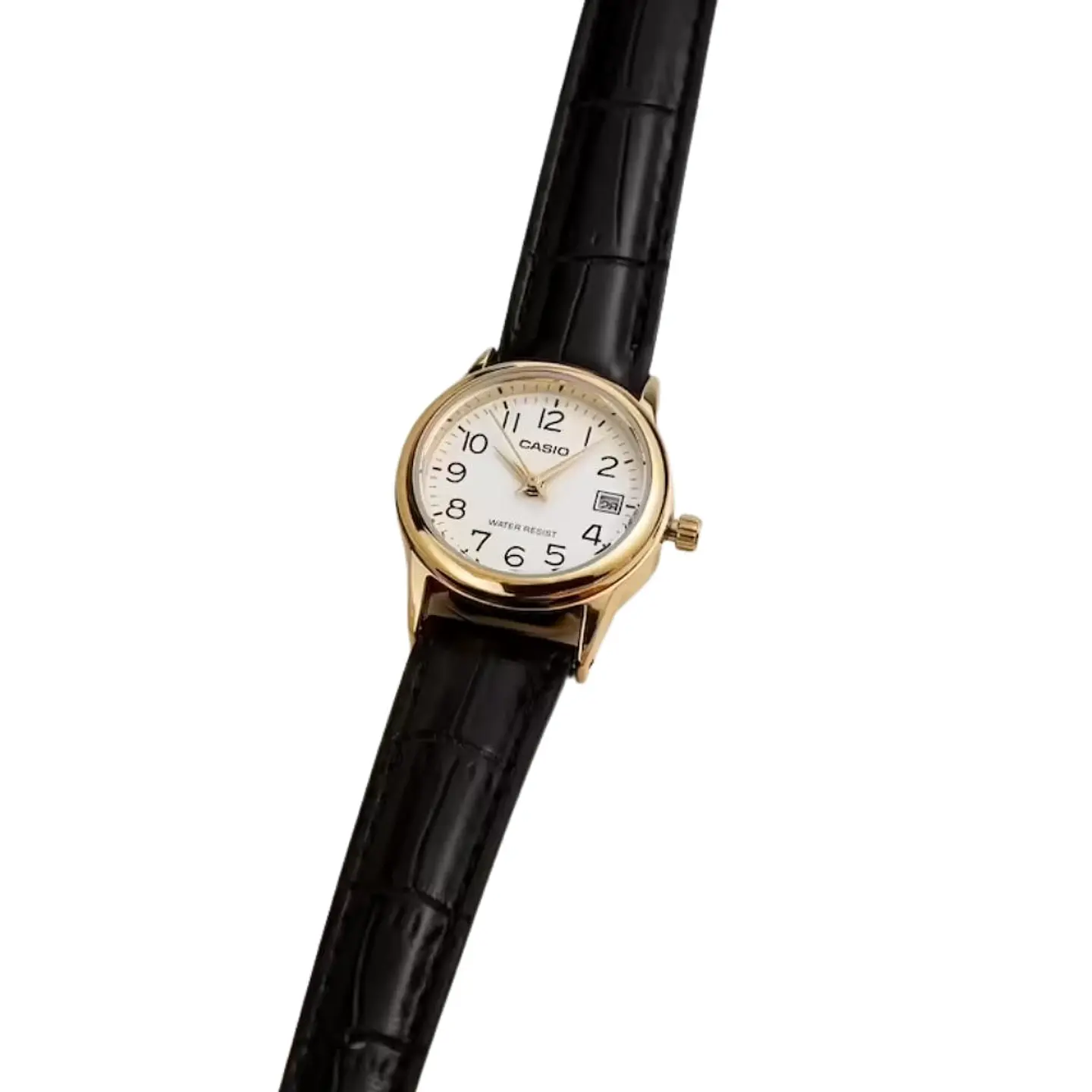 Reloj Analogo Casio LTPV002GL-7B2UDF Para Mujer en Acero Color Dorado 4