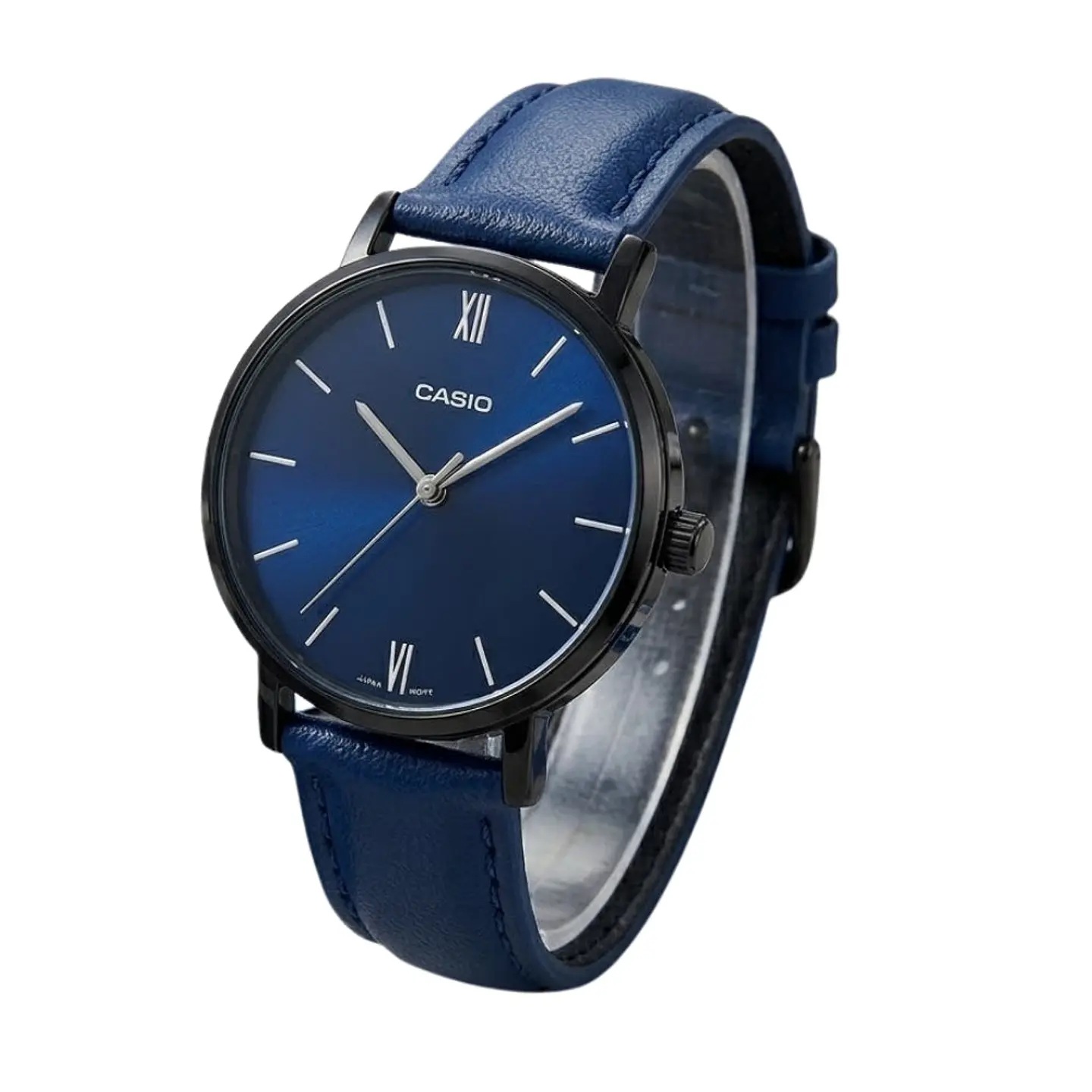 Reloj Analogo Casio LTPVT02BL-2AUDF Para Mujer en Acero Color Azul 3