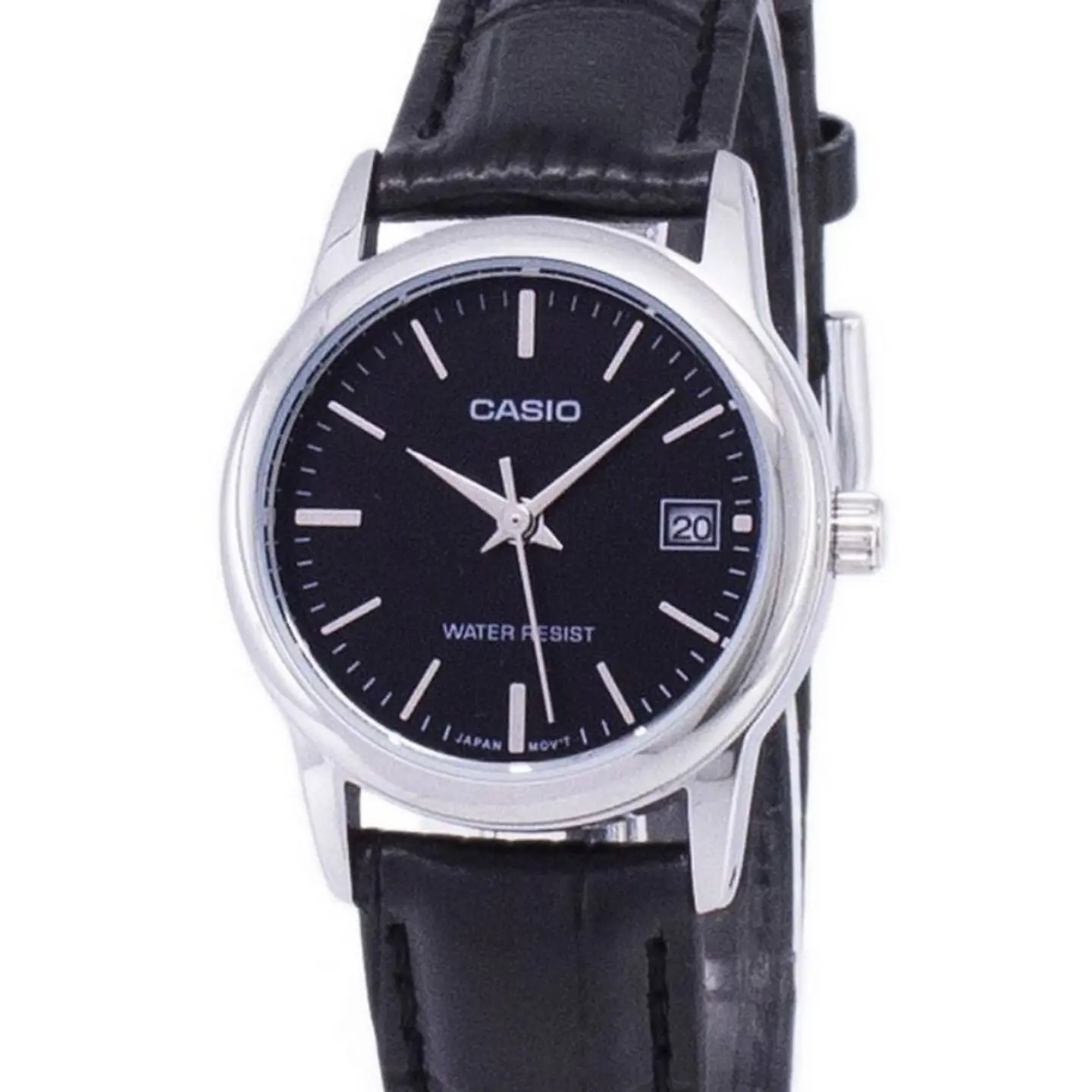 Reloj Analogo Casio LTP_V002L_1A Para Mujer en Acero Color Negro 3