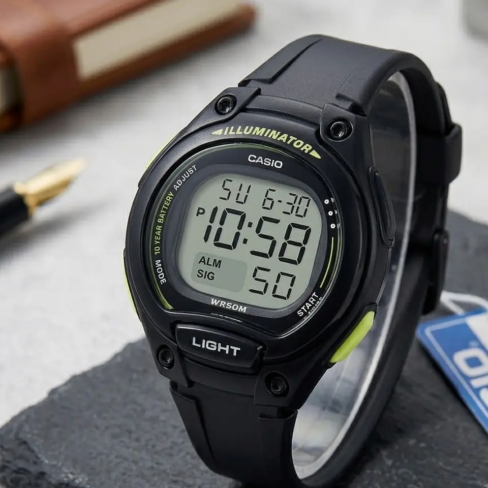 Reloj Digital Casio LW_203_1BV Unisex en Resina Color Negro 5