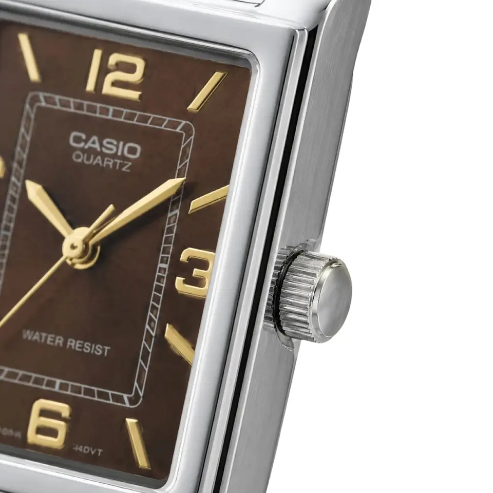 Reloj Analogo Casio LTP-1234DD-5ADF Para Mujer en Acero Color Plateado 4