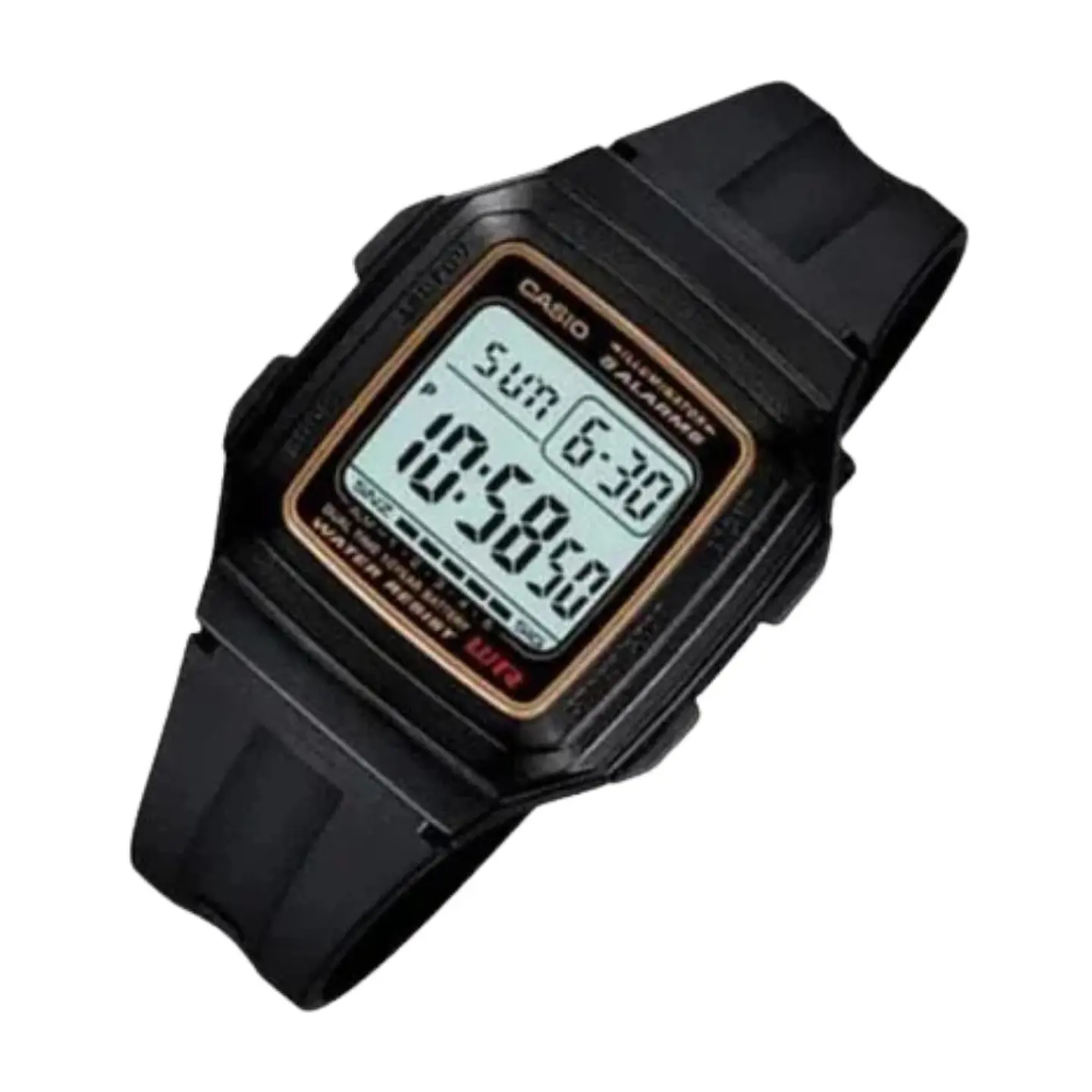 Reloj Digital Casio LTPV002L-2B3UDF Para Hombre en Resina Color Negro 4