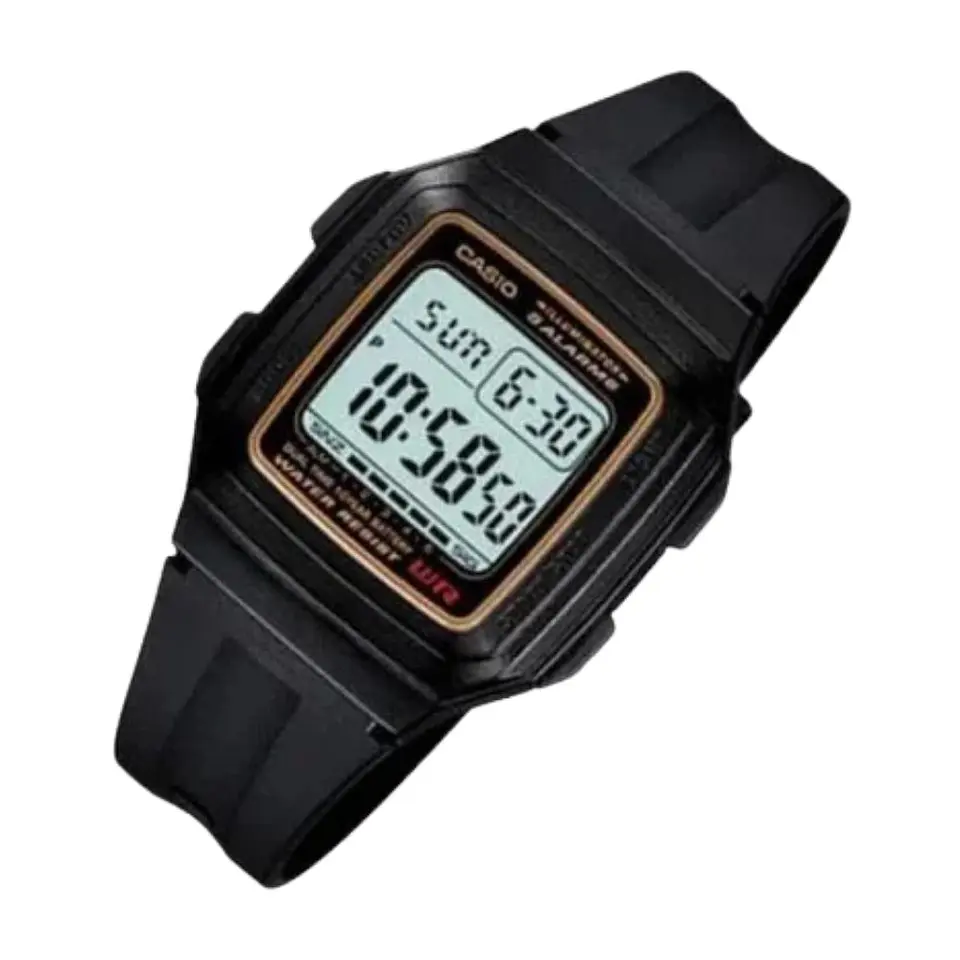Reloj Digital Casio LTPV002L-2B3UDF Para Hombre en Resina Color Negro 4