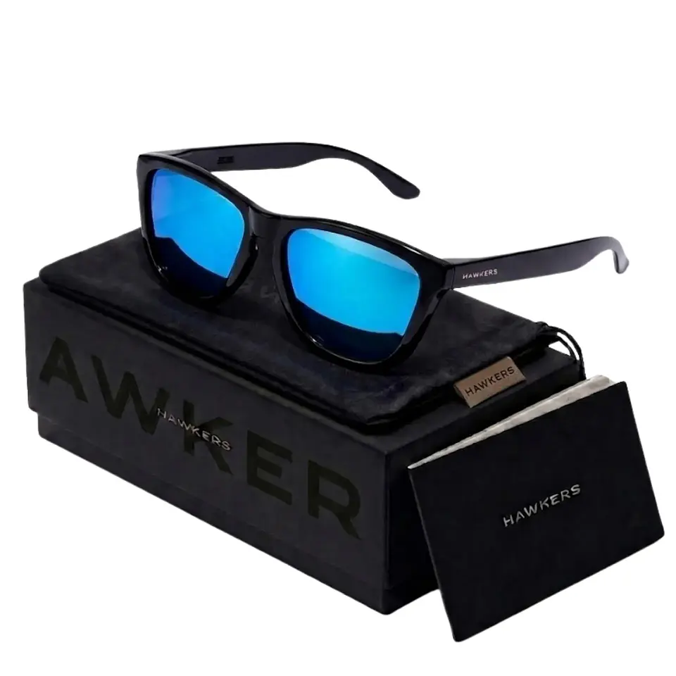 Gafas de Sol Polarizado Hawkers ONE COLT HOCL22BLTP Celeste Espejado Unisex Talla 53 mm 1