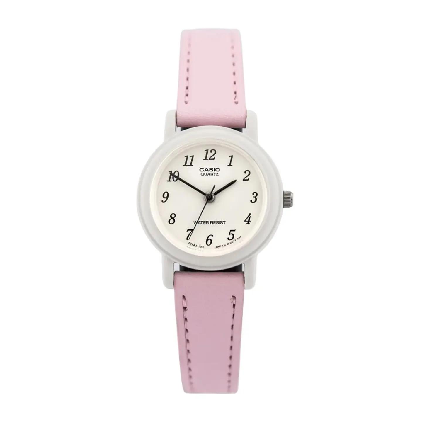 Reloj Casio Original LQ-139L-4B2DF Para Mujer en Cuero Color Rosado 1