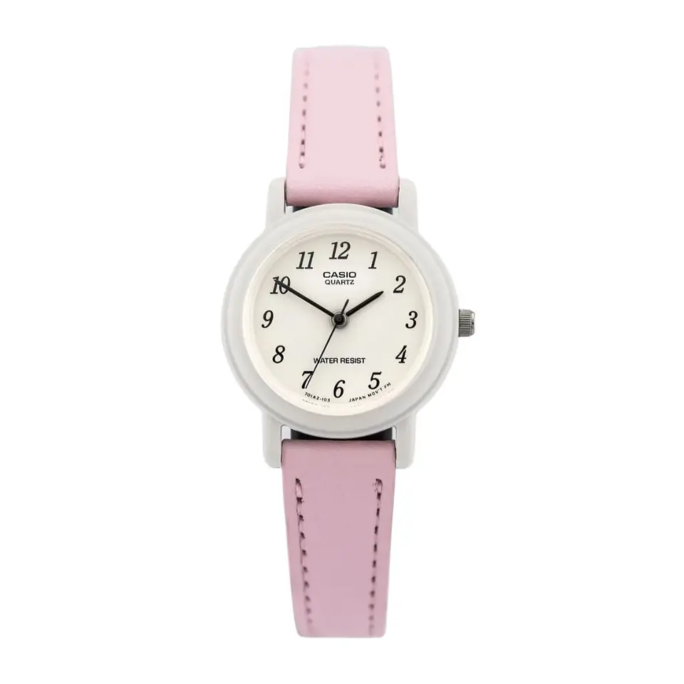 Reloj Casio Original LQ-139L-4B2DF Para Mujer en Cuero Color Rosado 1