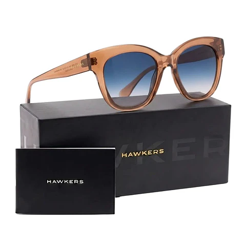 Gafas de Sol Hawkers AUDREY RAW HAUR24WITC Azul Degrade Unisex Talla 52mm