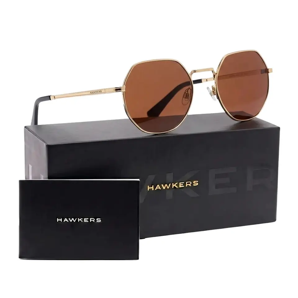 Gafas de Sol Polarizado Hawkers AURA HAUR22DWMP Marron Unisex Talla 52 mm 1