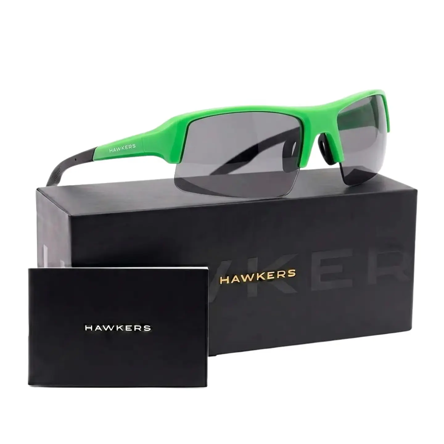 Gafas de Sol Deportivas Polarizado Hawkers BAT HBAT23EBTP Verde Neon Unisex Talla 67 mm 1