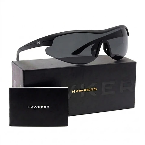 Gafas de Sol Deportivas Polarizado Hawkers ACTIVE HACT24BBTP Negro Unisex Talla 145 mm