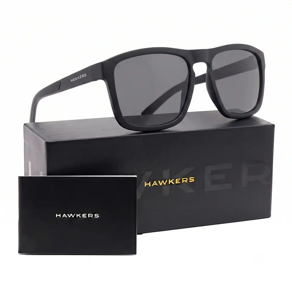 Gafas de Sol Polarizado Hawkers LION HLIO25BBRP Negro Unisex Talla 55 mm 1
