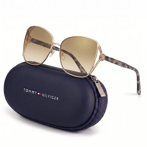 Gafas de Sol Originales TOMMY HILFIGER OUTLOOK X60225 Dorado Mujer Talla 62mm