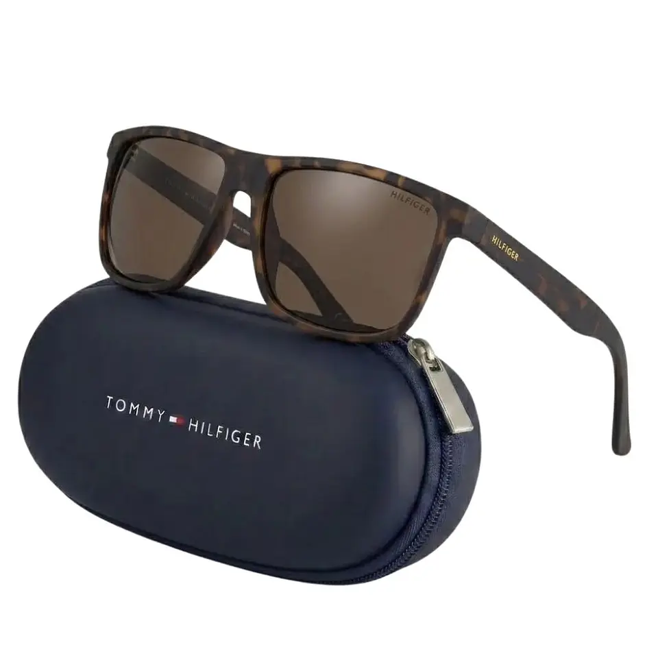 Gafas de Sol Tommy Hilfiger 100% Originales Outlook X62000 Hombre Marron Tortuga Talla 59mm 1