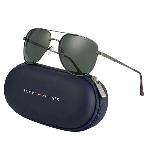 Gafas de Sol Tommy Hilfiger 100% Originales Outlook X62095 Unisex Gris Talla 57mm