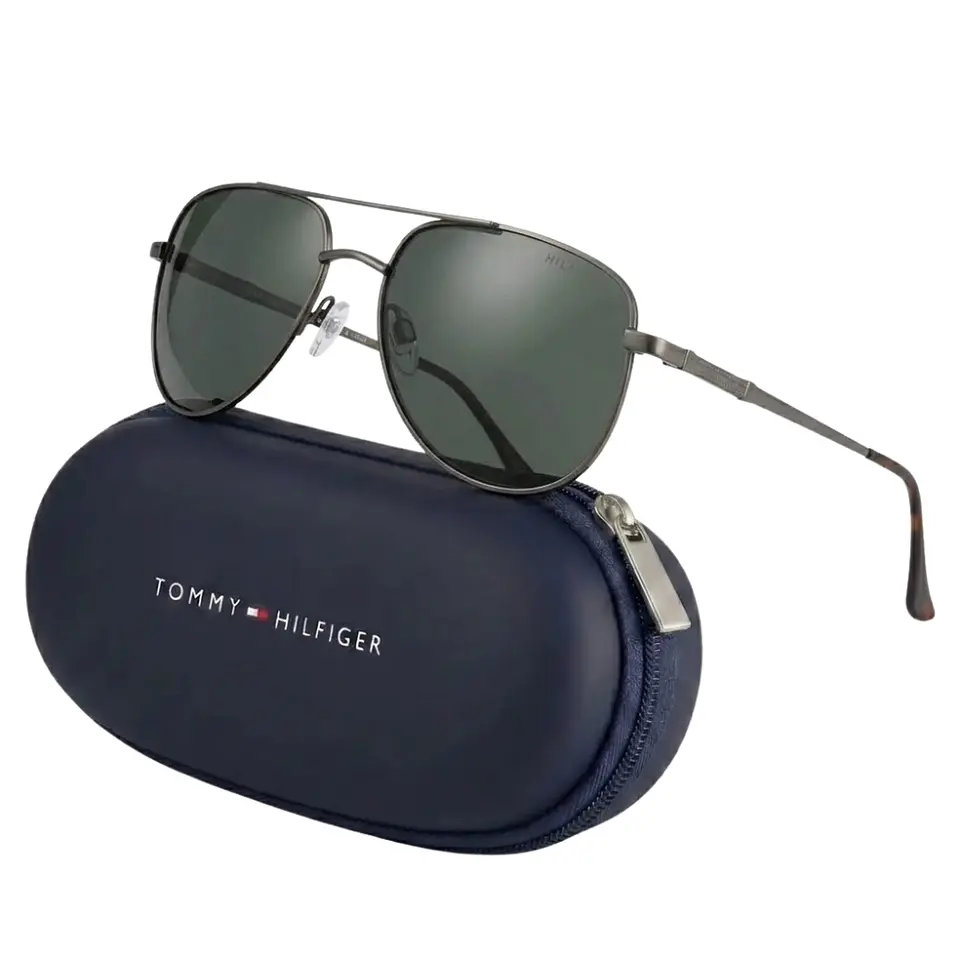 Gafas de Sol Tommy Hilfiger 100% Originales Outlook X62095 Unisex Gris Talla 57mm 1