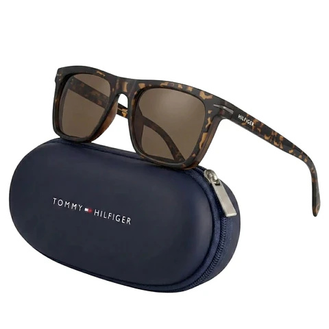 Gafas de Sol Tommy Hilfiger 100% Originales Outlook X62151 Unisex Marron Tortuga Talla 51mm