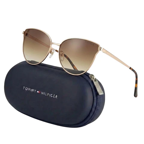 Gafas de Sol Tommy Hilfiger 100% Originales Outlook 66397616 Mujer Dorado Talla 61mm