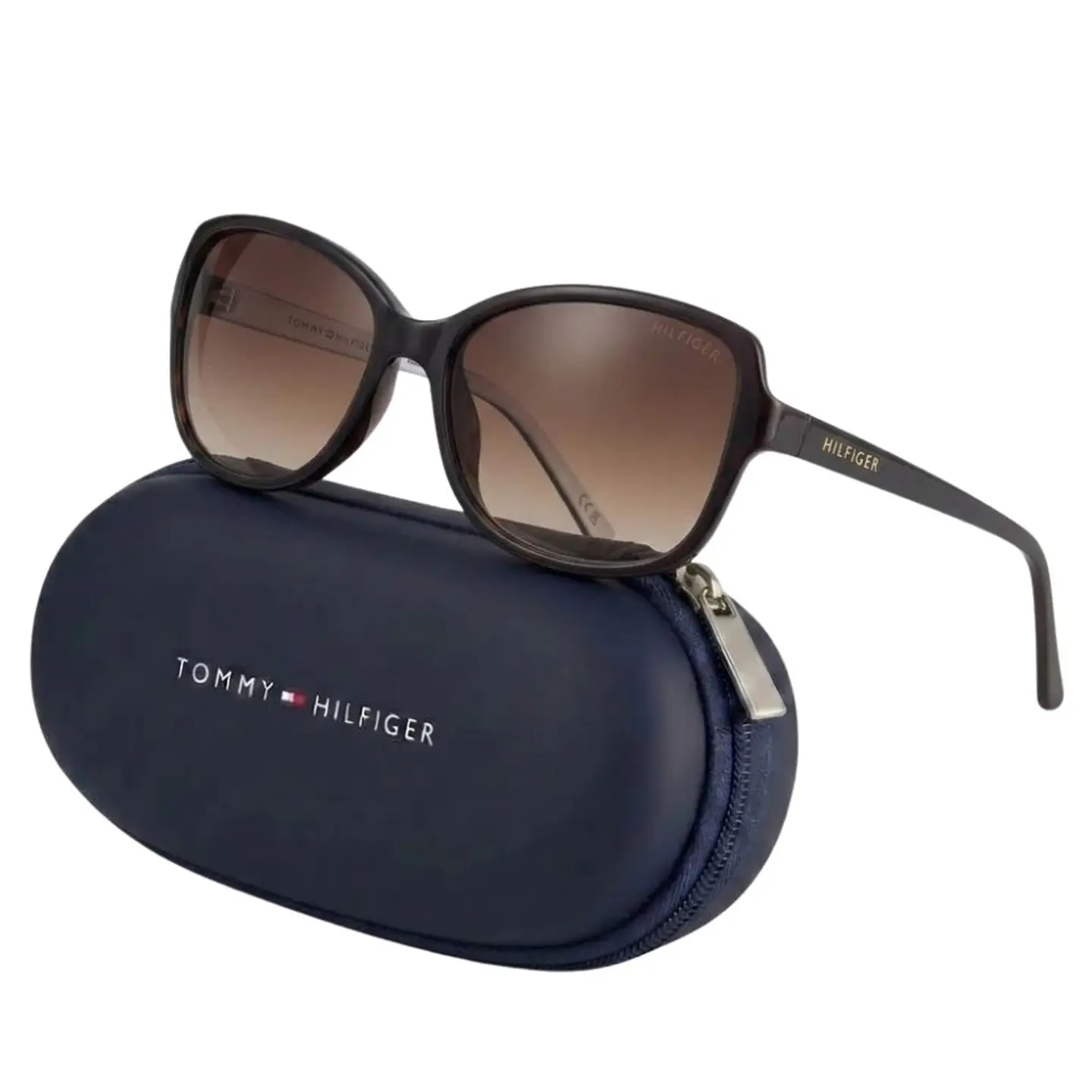 Gafas de Sol Tommy Hilfiger 100% Originales Outlook X60249 Mujer Negro Talla 55mm 1