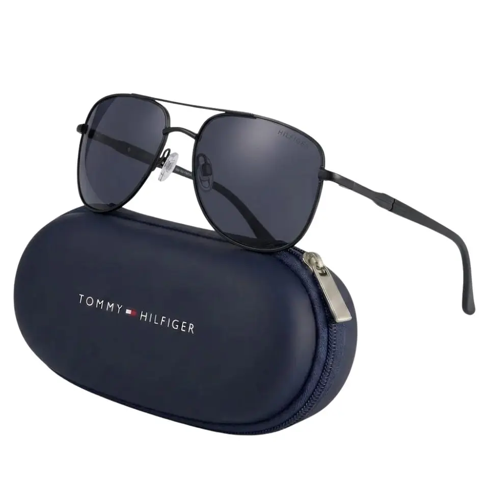 Gafas de Sol Tommy Hilfiger 100% Originales Outlook X62219 Hombre Negro Talla 62mm 1